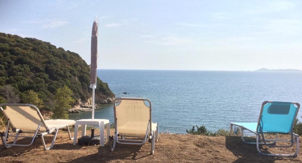 Katevi Luxury Seafront Villa Ierissós Zewnętrze zdjęcie